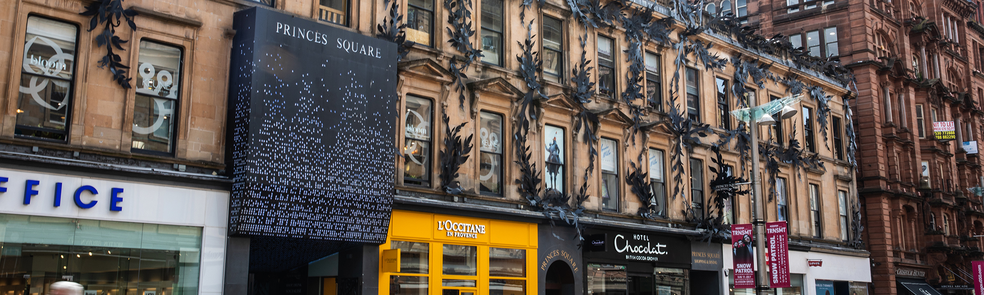 Exterior of Princes Square
